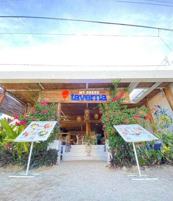 My Greek Taverna restaurant at Amanzohi Siargao